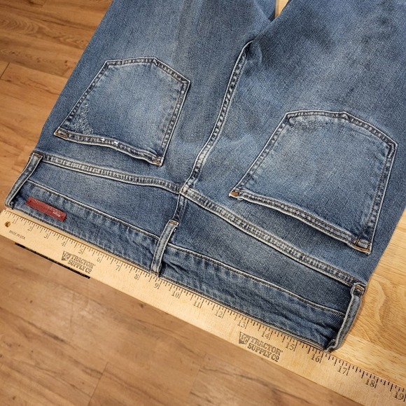 Pilcro & The Letterpress Anthropologie Jeans Embroidered Embellishments Cuff 30 - Picture 9 of 10